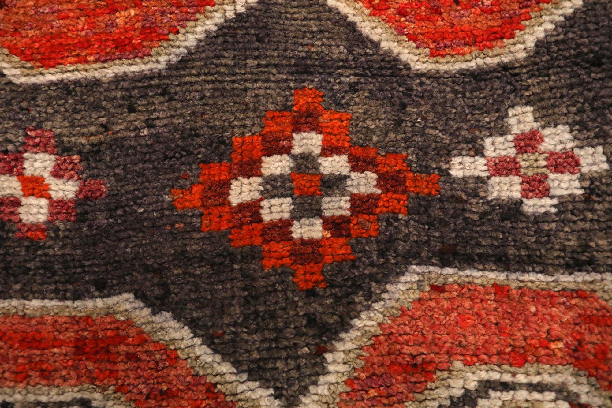 Tribale Tappeto Afghanistan Anatoly Runner - Lana Design/One Rosso - 93557 in vendita