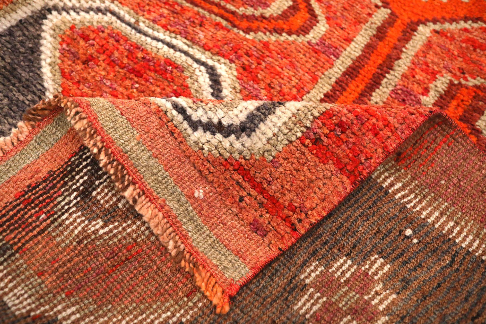Afghano Tappeto Afghanistan Anatoly Runner - Lana Design/One Rosso - 93557 in vendita