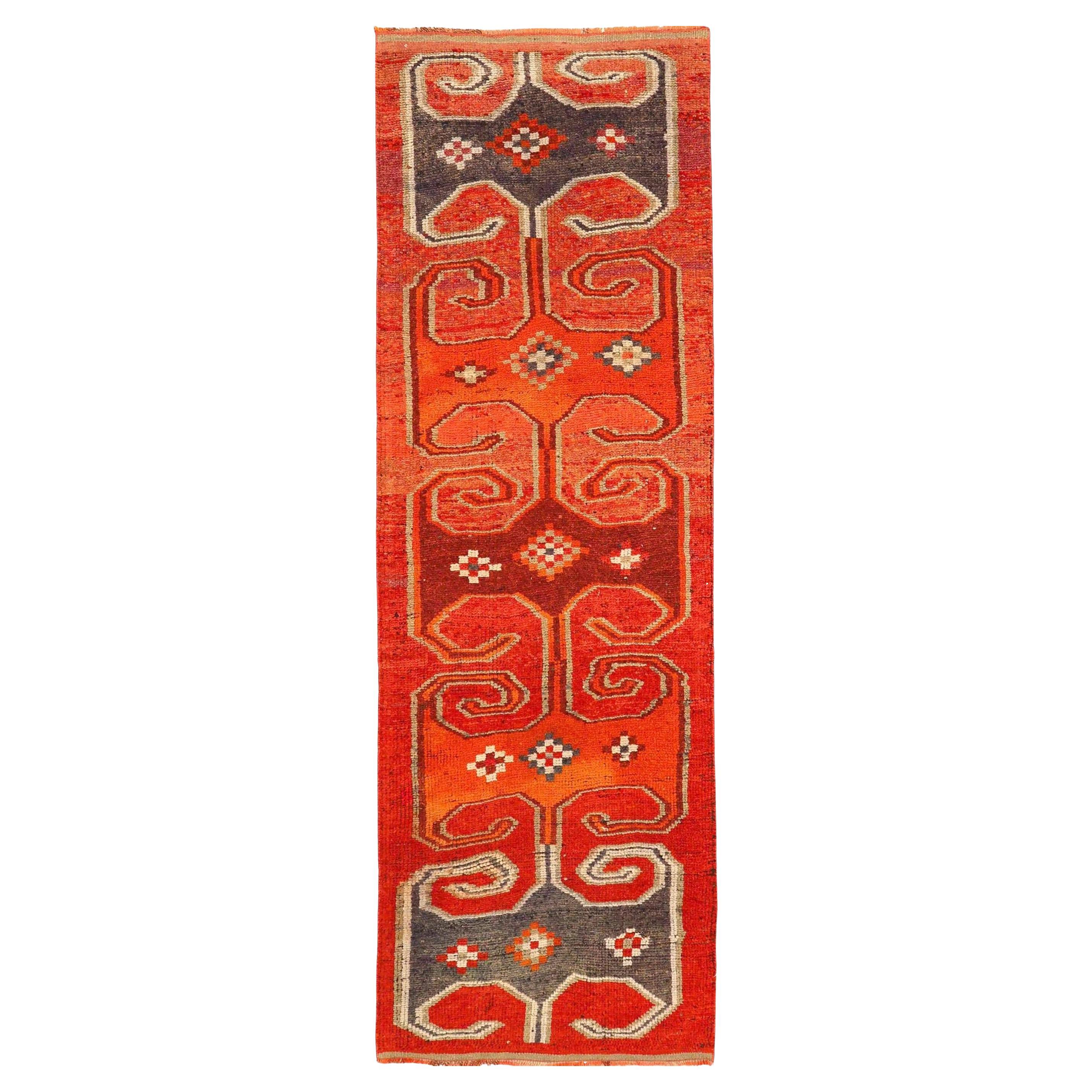 Tappeto Afghanistan Anatoly Runner - Lana Design/One Rosso - 93557