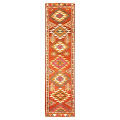 Afghanistan Anatoly Läufer Teppich - Wolle Orange Rot Gelb - 93550