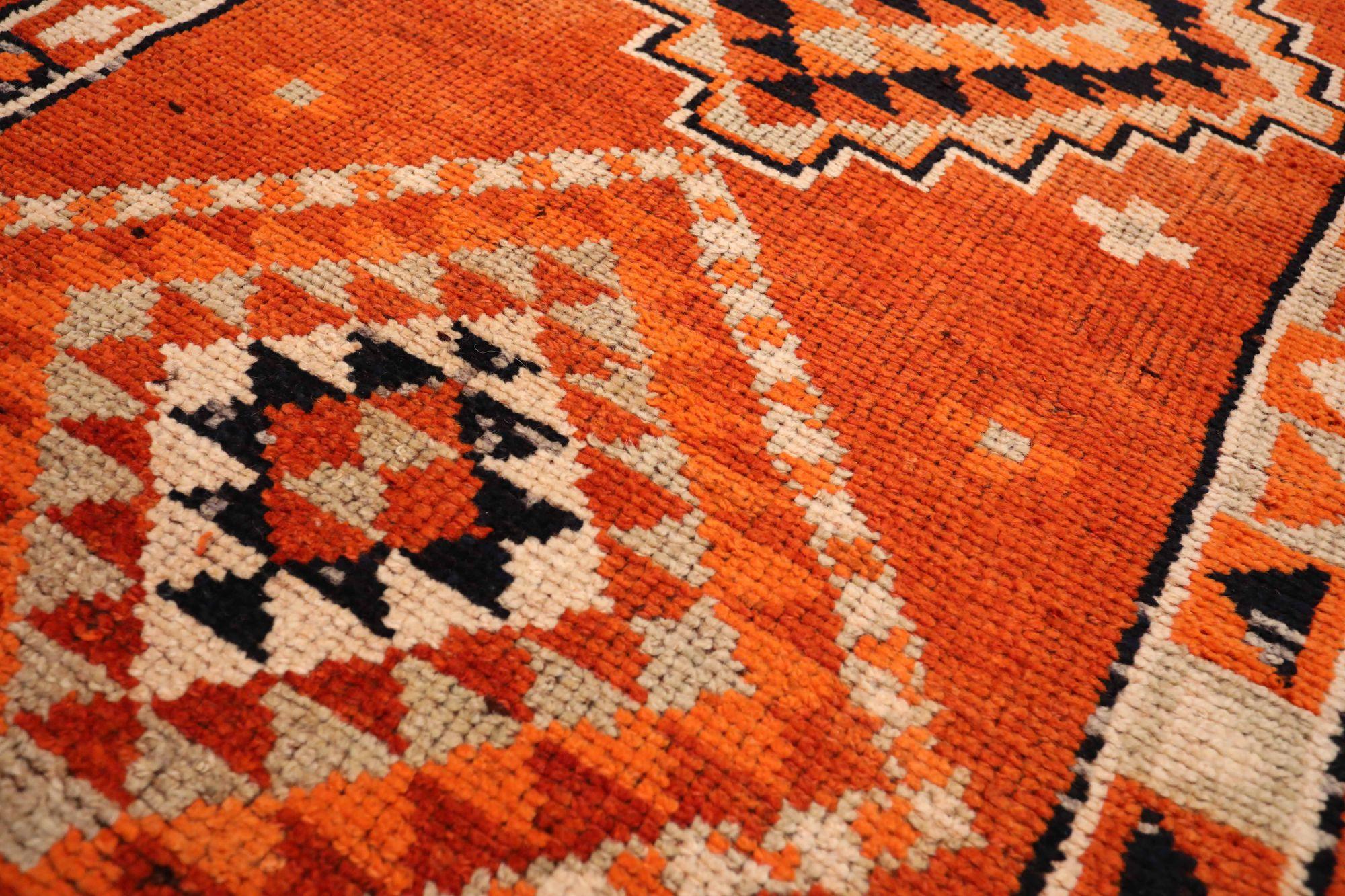 Afghanistan Anatoly-Läufer - Wolle Rot Design - 93492 (Afghanisch) im Angebot