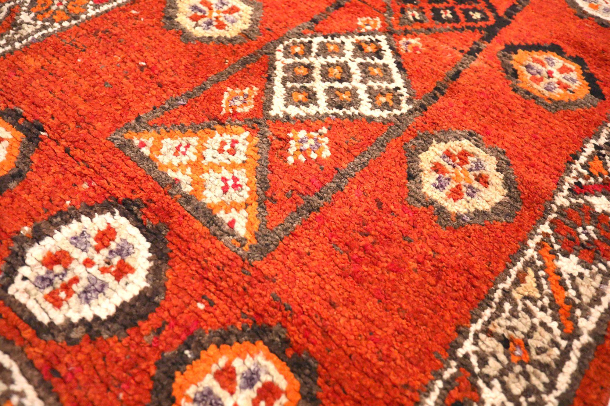 Afghanistan Anatoly-Läufer - Wolle Rot Design - 93531 (Afghanisch) im Angebot