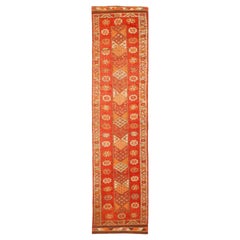 Afghanistan Anatoly-Läufer - Wolle Rot Design - 93536