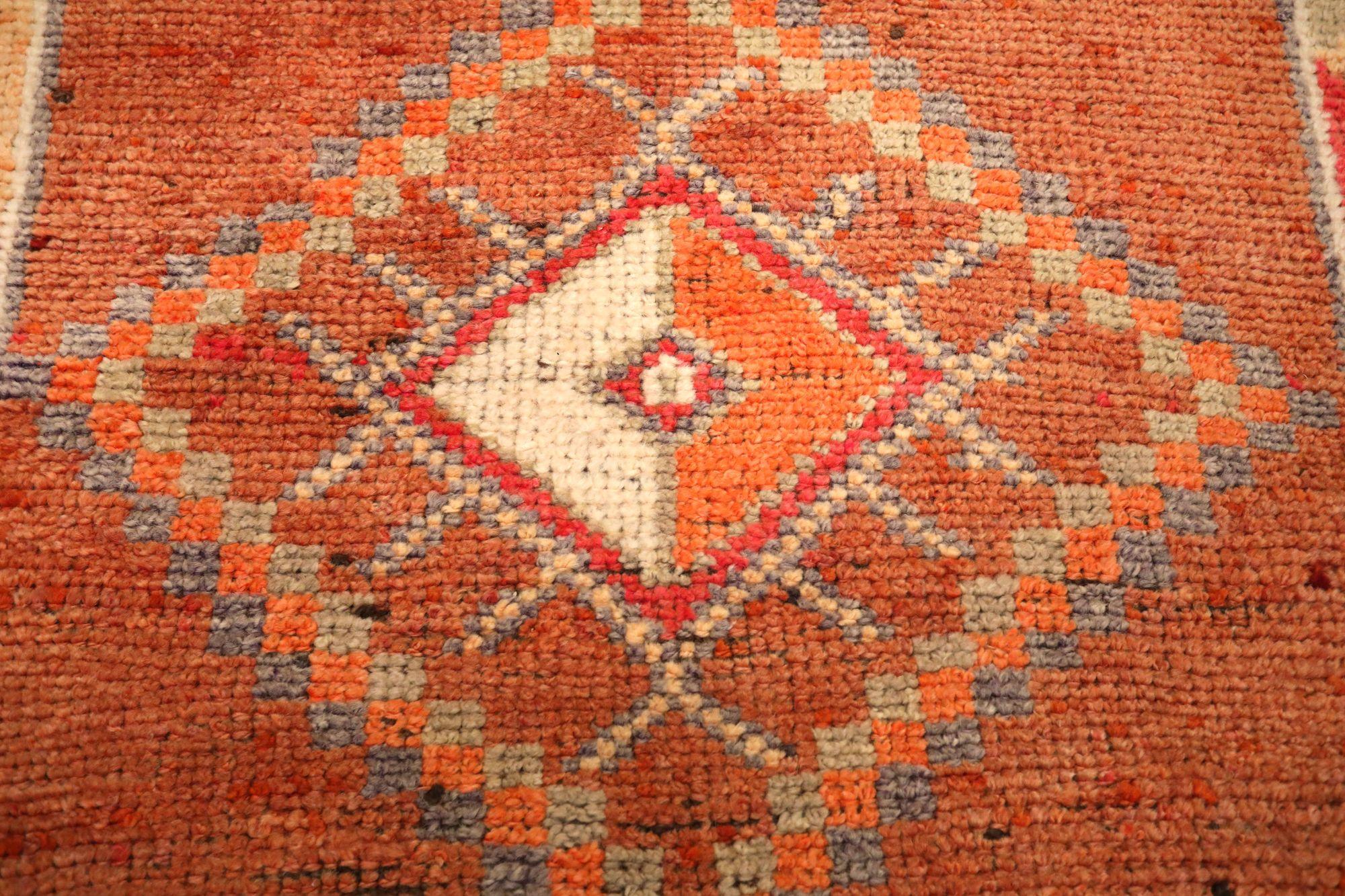 Afghanistan Anatoly-Läufer - Wolle Rot Design - 93555 (Stammeskunst) im Angebot