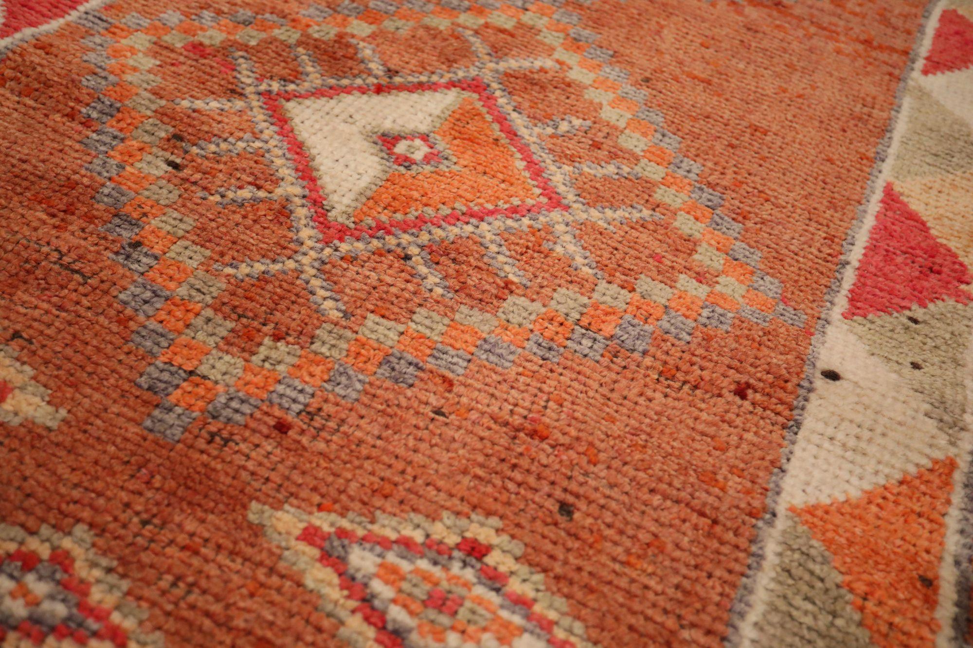 Afghanistan Anatoly-Läufer - Wolle Rot Design - 93555 im Zustand „Hervorragend“ im Angebot in Dallas, TX