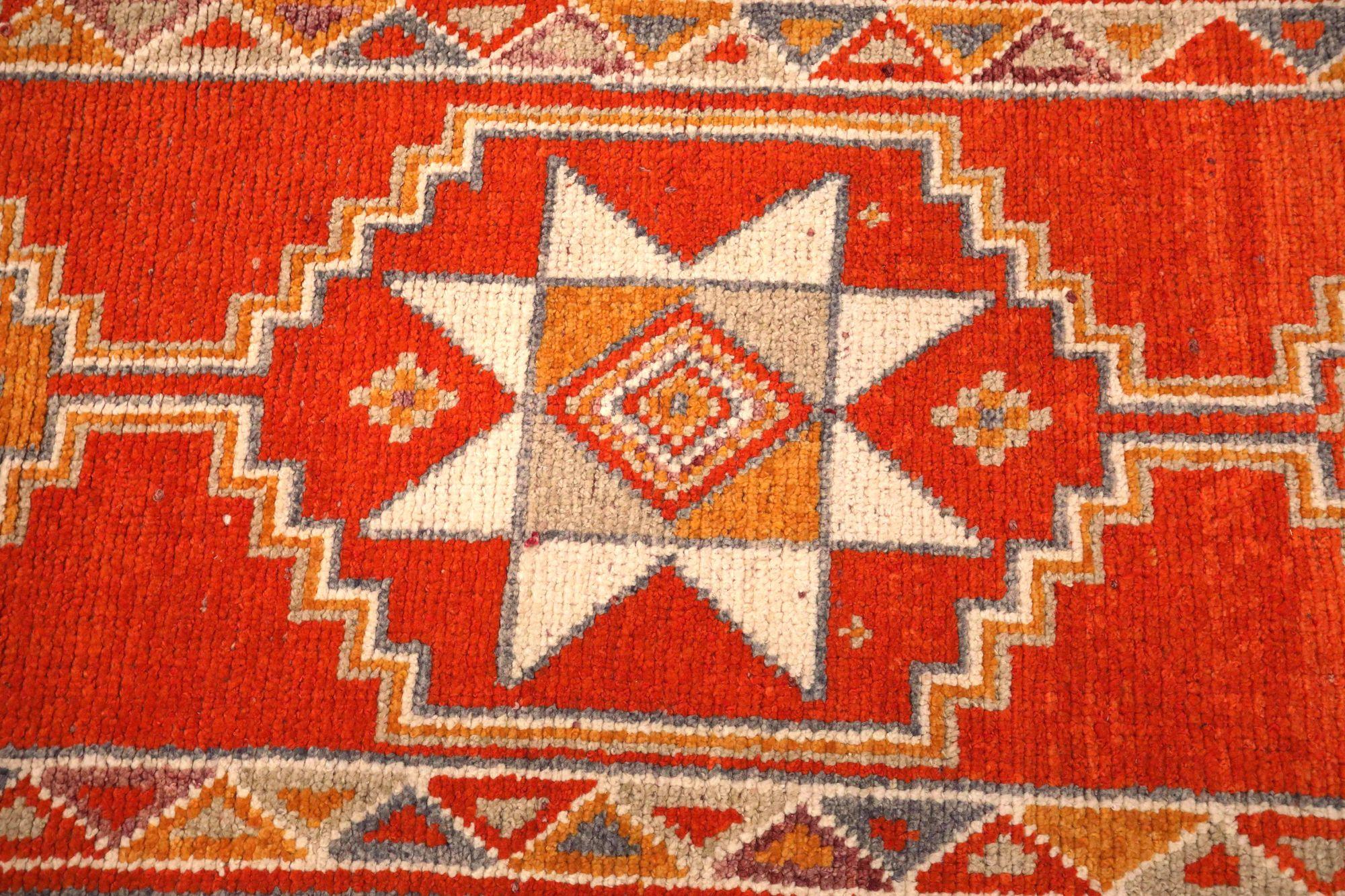 Discover the elegance of Afghanistan Anatoly featuring Runner Rug in Circa 1970. Designed with Wool and Red, this exclusive design is perfect for enhancing your space.