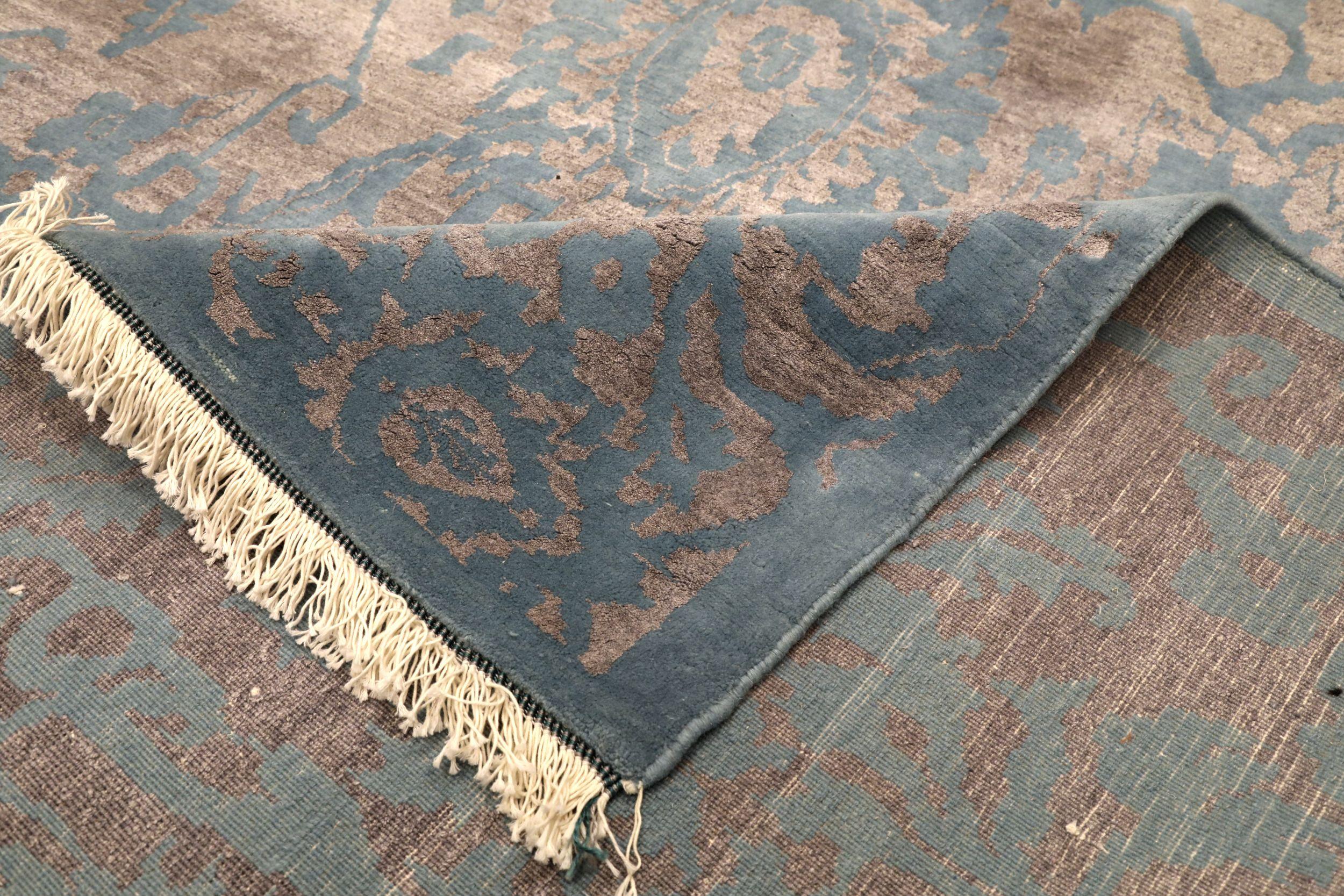 Alfombras de Afganistán - Lana Diseño Azul Marrón - 94300 Afgano en venta