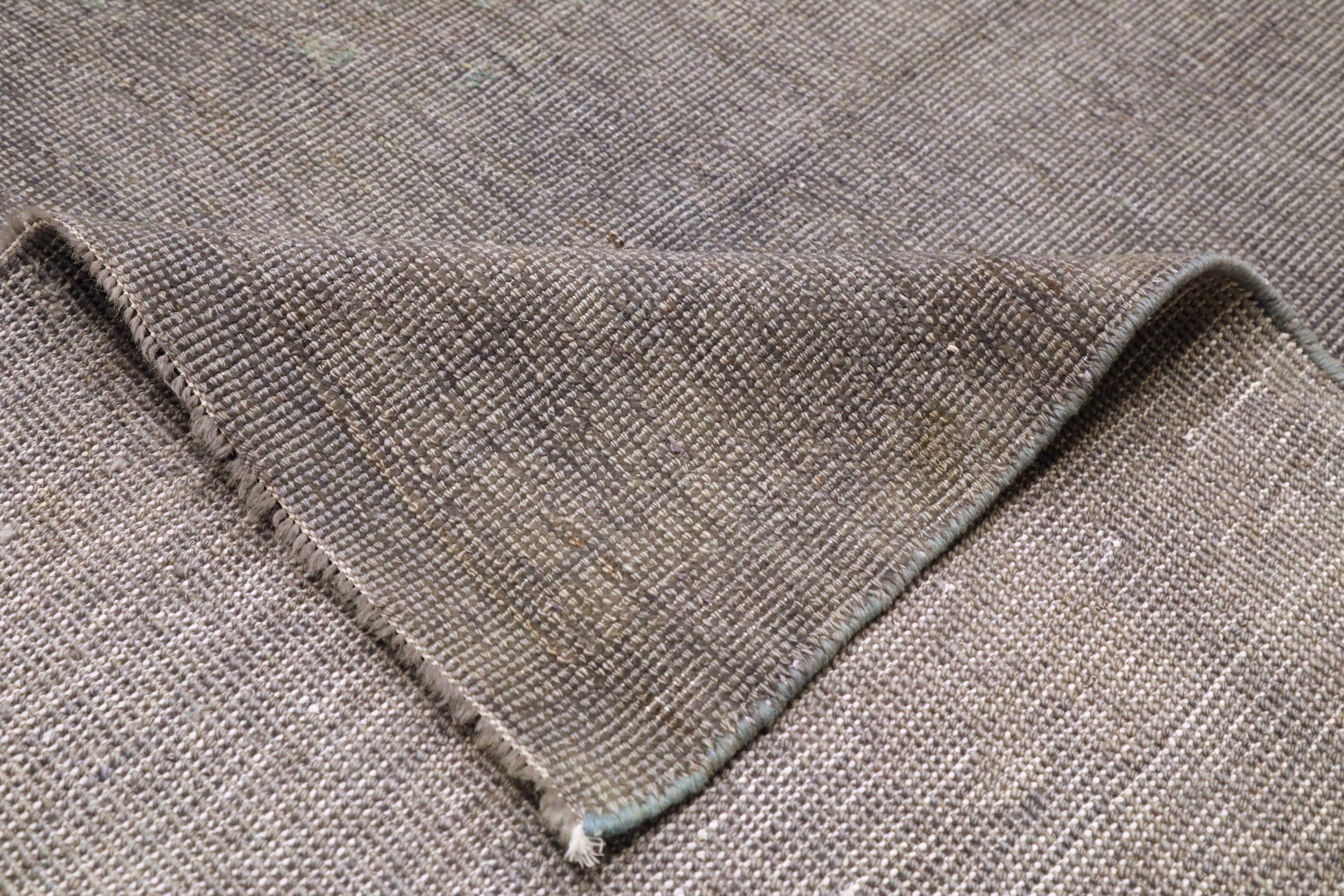 Noué à la main Tapis d'Afghanistan - Motif taupe en laine - 94299 en vente