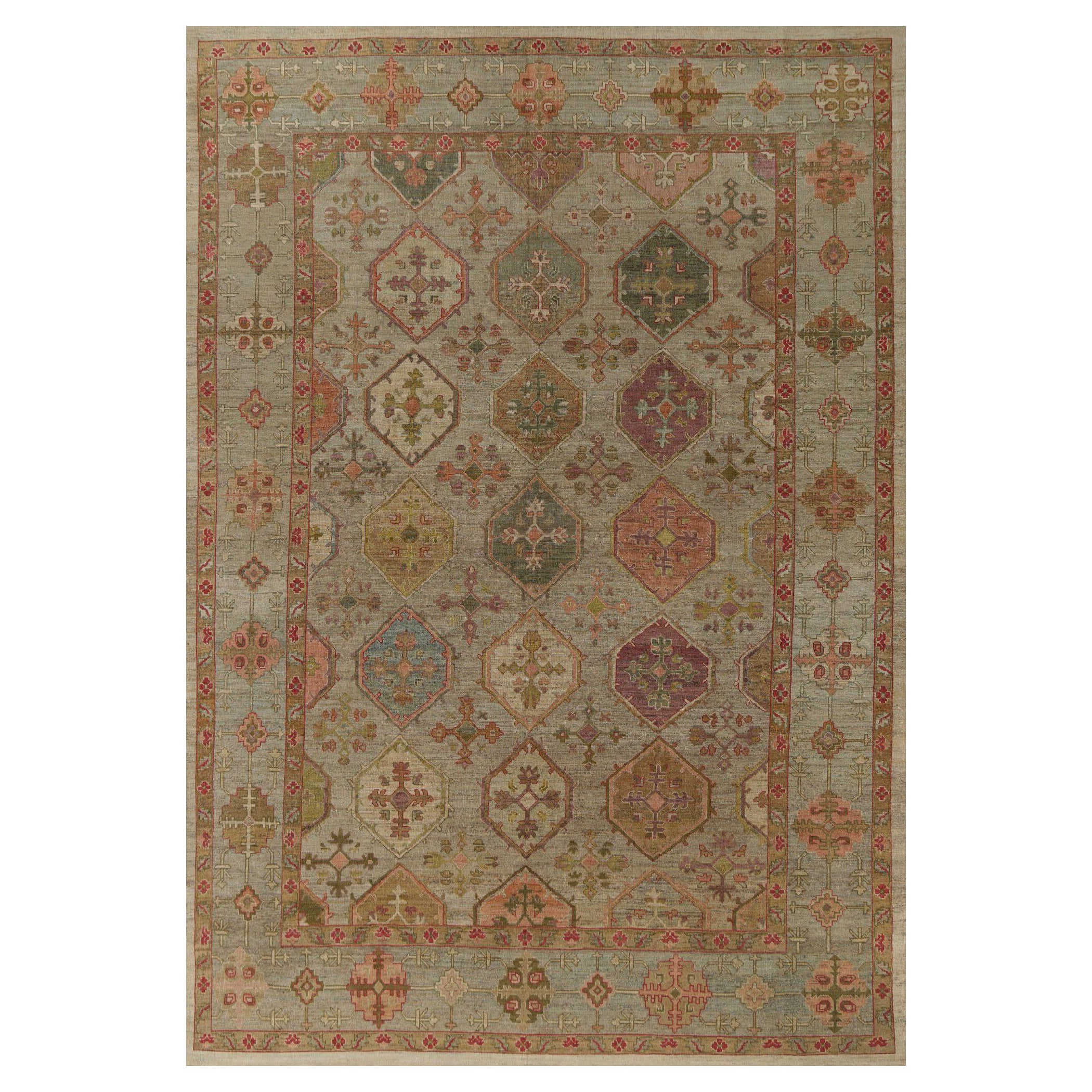 Afghanistan BAKHSHAIESH Teppiche - Wolle Blau Rosa Purpel - 96200