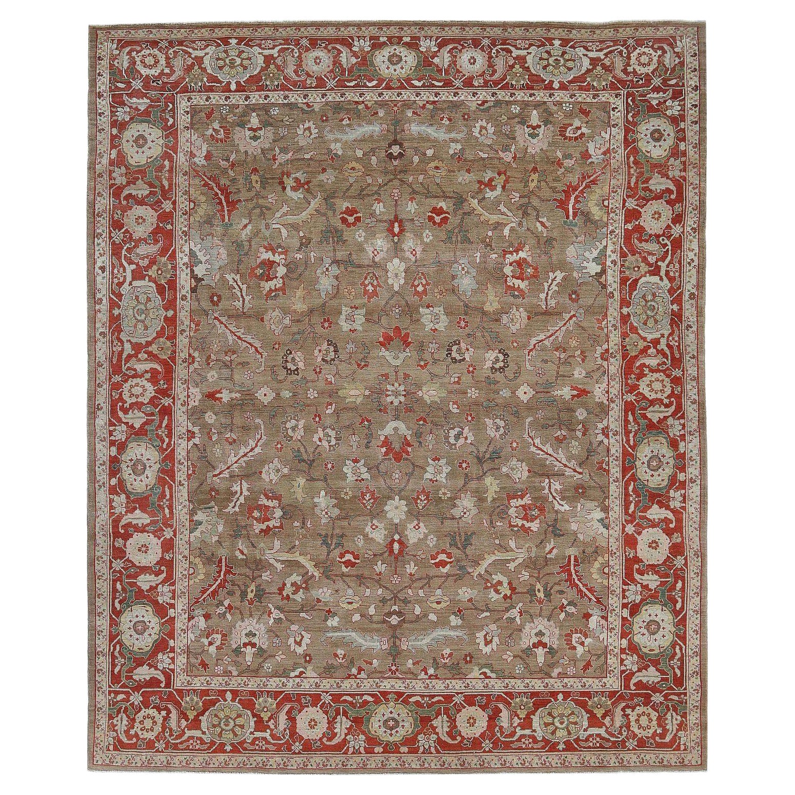 Tappeti per l'area Afghanistan Bakhshayesh - Disegno in lana marrone - 96849 in vendita