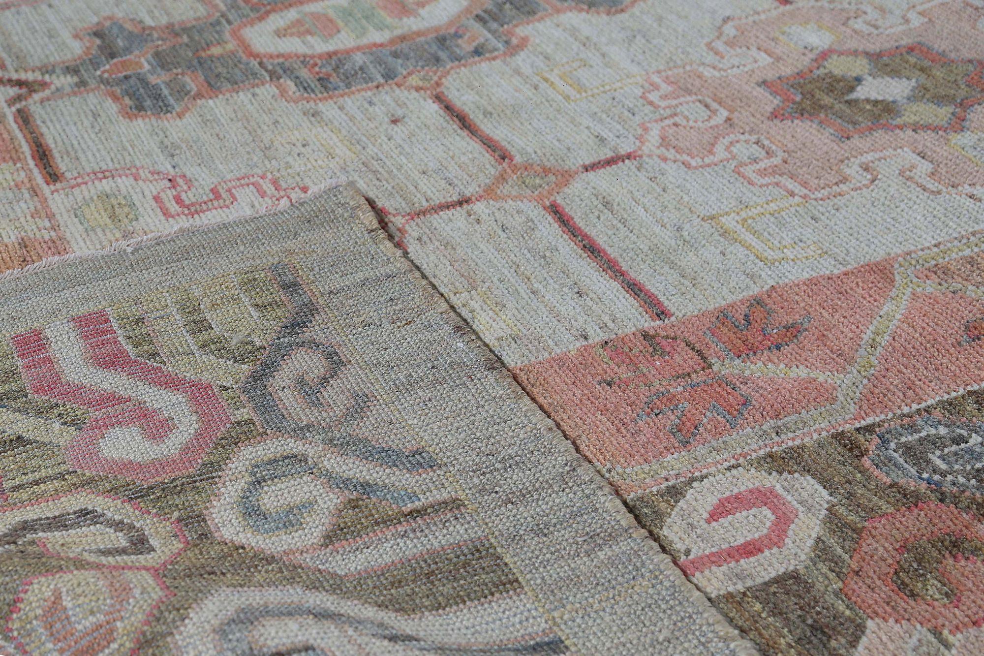 Afghanistan Bakhshayesh-Teppiche - Wolle in elfenbeinfarbenem Design - 97259 (Afghanisch) im Angebot