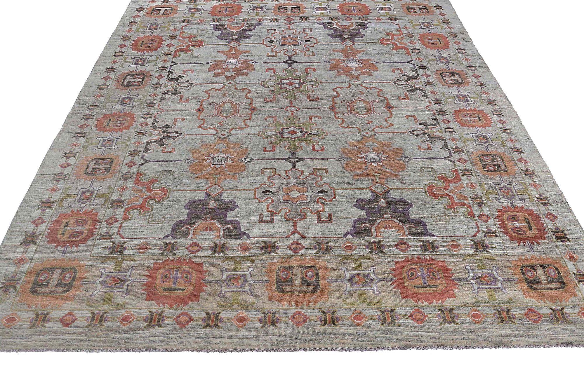 Afghanistan Bakhshayesh-Teppiche - Wolle Elfenbein Orange Rot - 97268 (Afghanisch) im Angebot