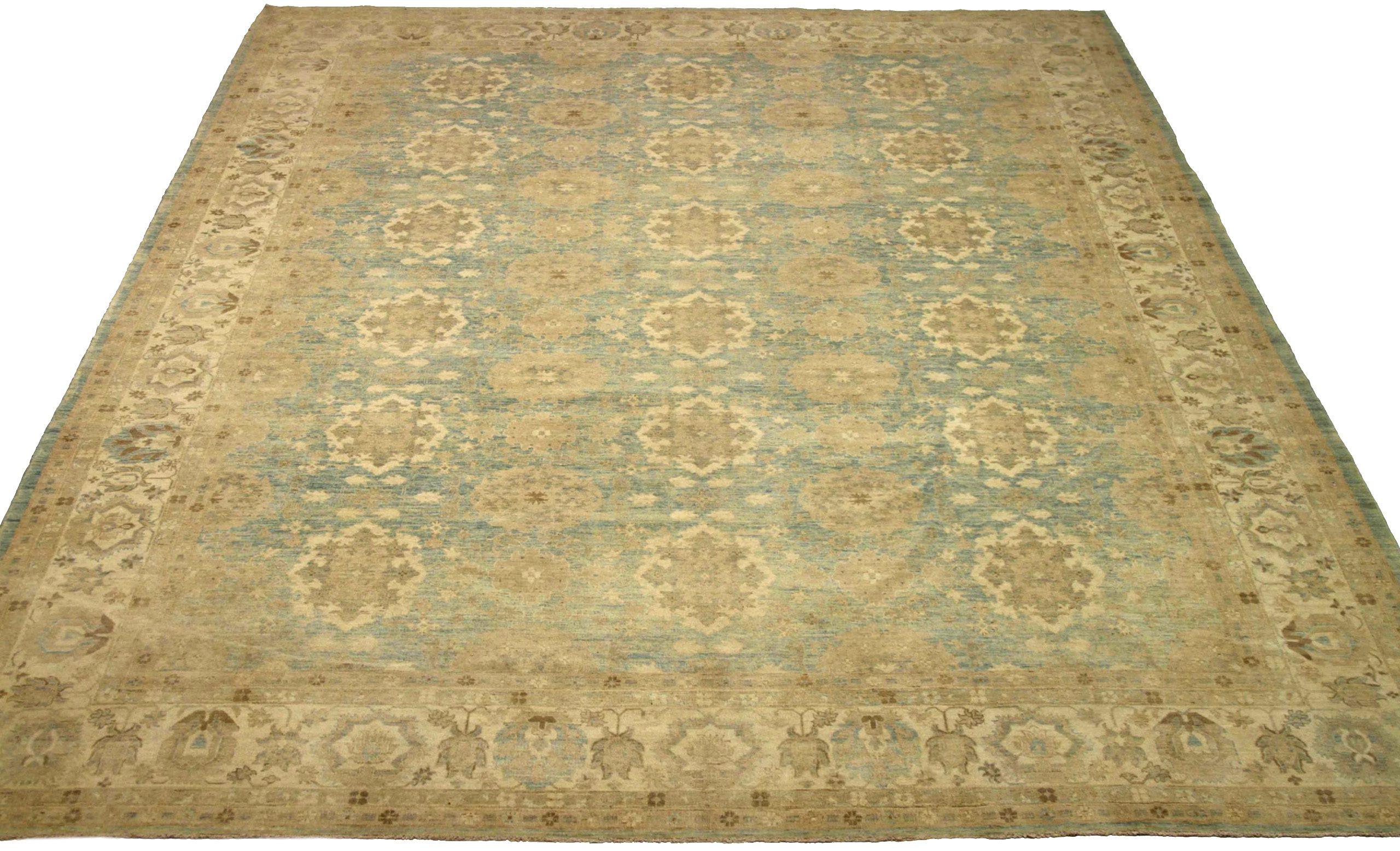 Discover the elegance of Afghanistan Haji Jalili featuring Area Rugs in Circa 1990. Designed with Wool and BlueYellow, this exclusive design is perfect for enhancing your space.