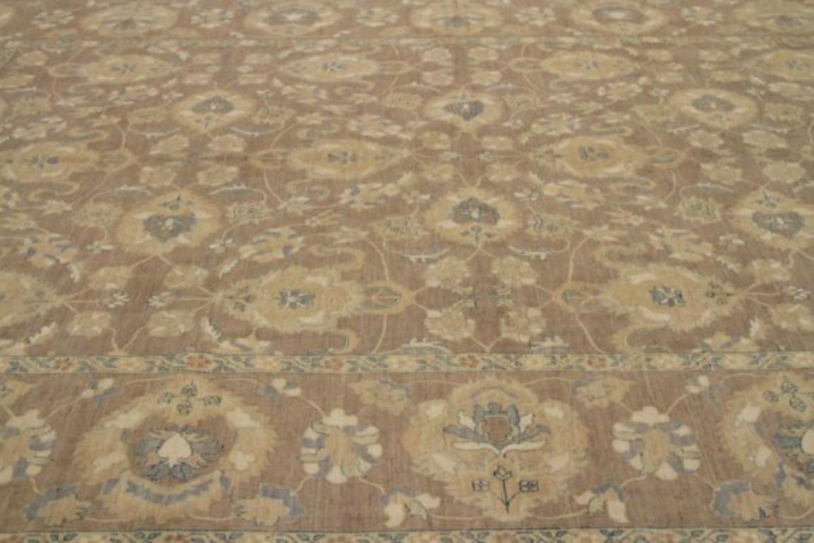 Tribale Tappeti dell'Afghanistan Haji Jalili Circa 1990 - Lana Marrone Avorio Design - 91927 in vendita
