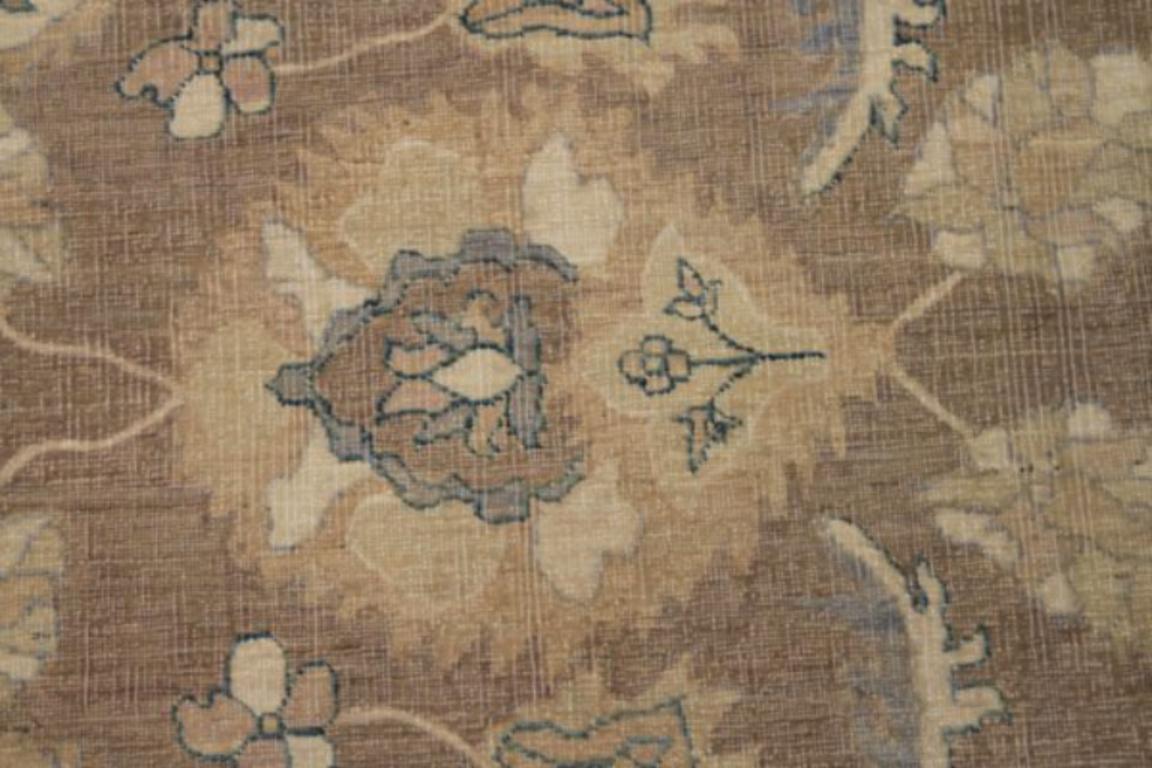 Tappeti dell'Afghanistan Haji Jalili Circa 1990 - Lana Marrone Avorio Design - 91927 In condizioni ottime in vendita a Dallas, TX