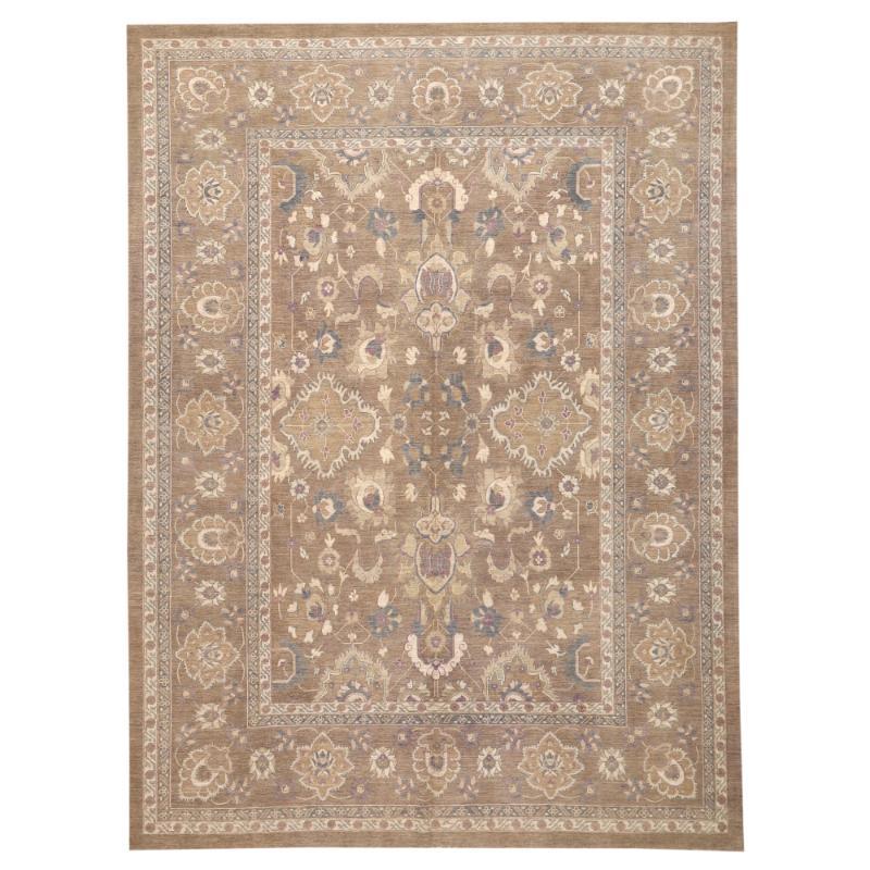 Tappeti per l'area dell'Afghanistan Haji Jalili - Design marrone in lana - 98041