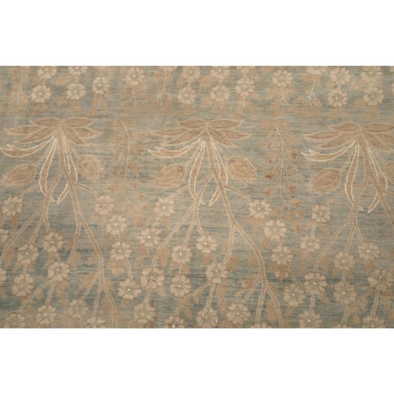 Tappeti Afghanistan Haji Jalili - Lana Avorio Azzurro - 98042 In condizioni ottime in vendita a Dallas, TX