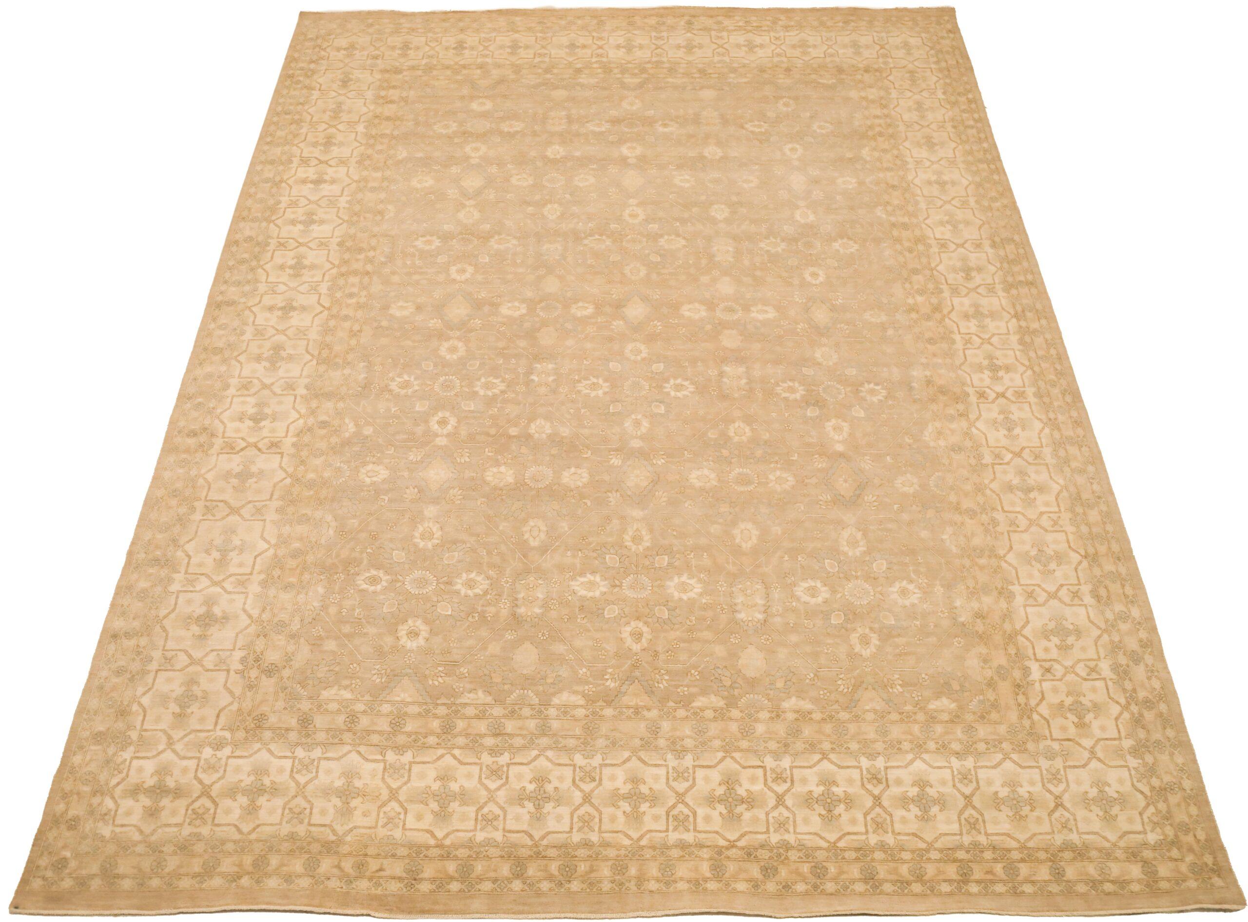 Discover the elegance of Afghanistan Haji Jalili featuring Area Rugs in Circa 1990. Designed with Wool and IvoryTaupe, this exclusive design is perfect for enhancing your space.