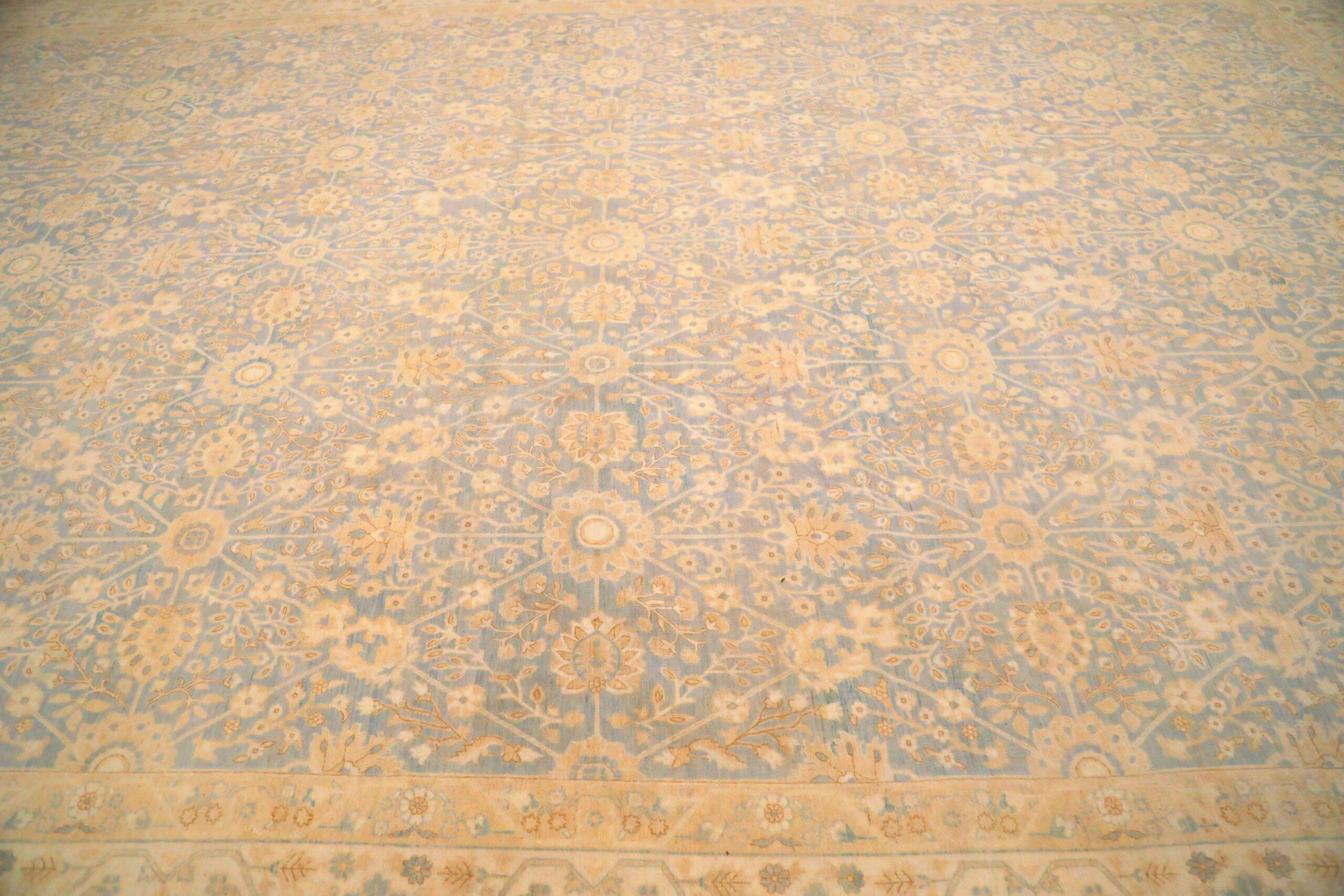Afghano Tappeto Afghanistan Haji Jalili - Lana Blu Avorio - 93892 in vendita