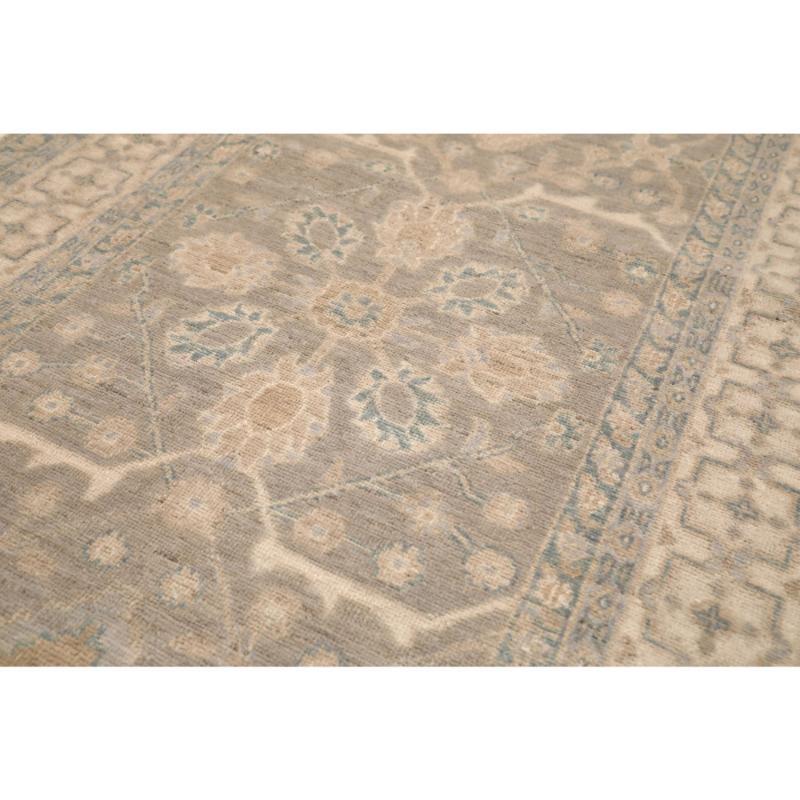 Afghanistan Haji Jalili Läufer Teppich - Wolle Brown Design - 98044 (Stammeskunst) im Angebot