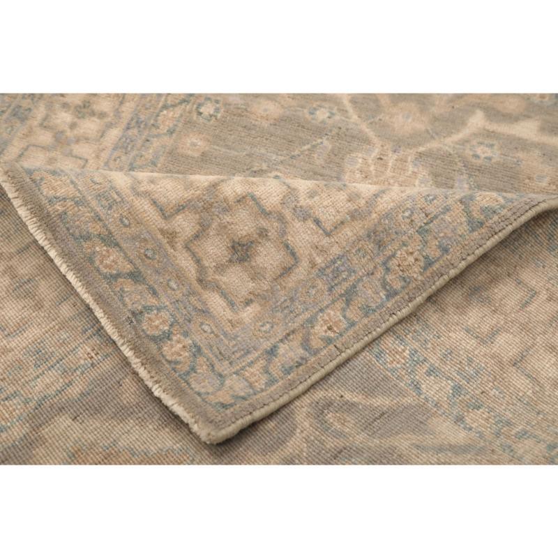 Afghanistan Haji Jalili Läufer Teppich - Wolle Brown Design - 98044 (Afghanisch) im Angebot
