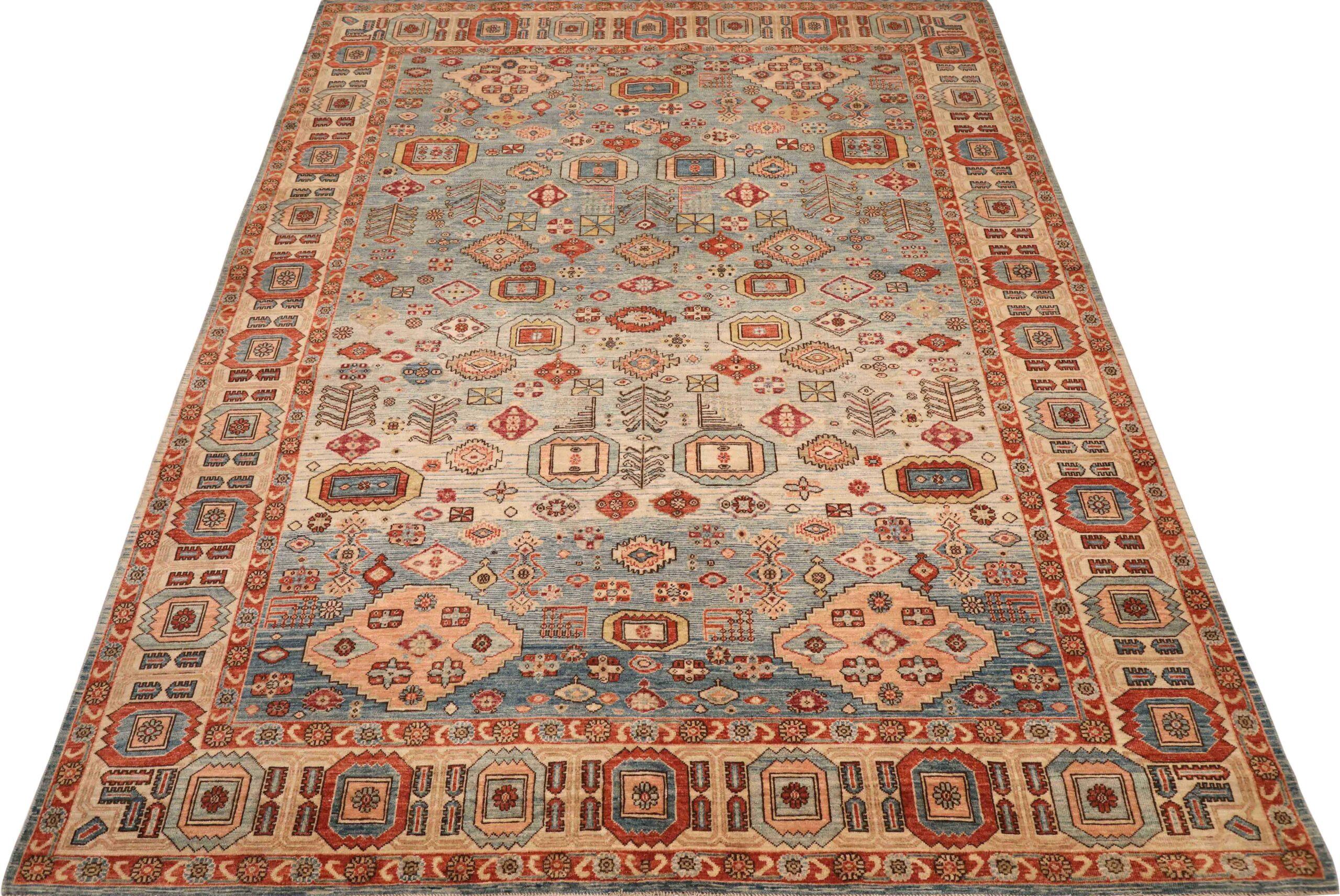 Discover the elegance of Afghanistan Heriz featuring Area Rugs in Circa 1990. Designed with Wool and Blue, this exclusive design is perfect for enhancing your space.