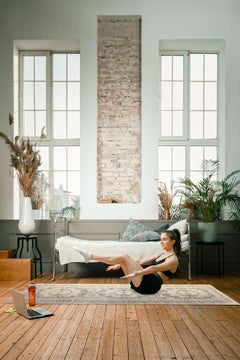 Afghanistan Ivory Runner Rug - Tabriz Design (38 x 140)