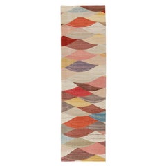 Afghanistan Kalach Multicolor Flatweave Runner Rug