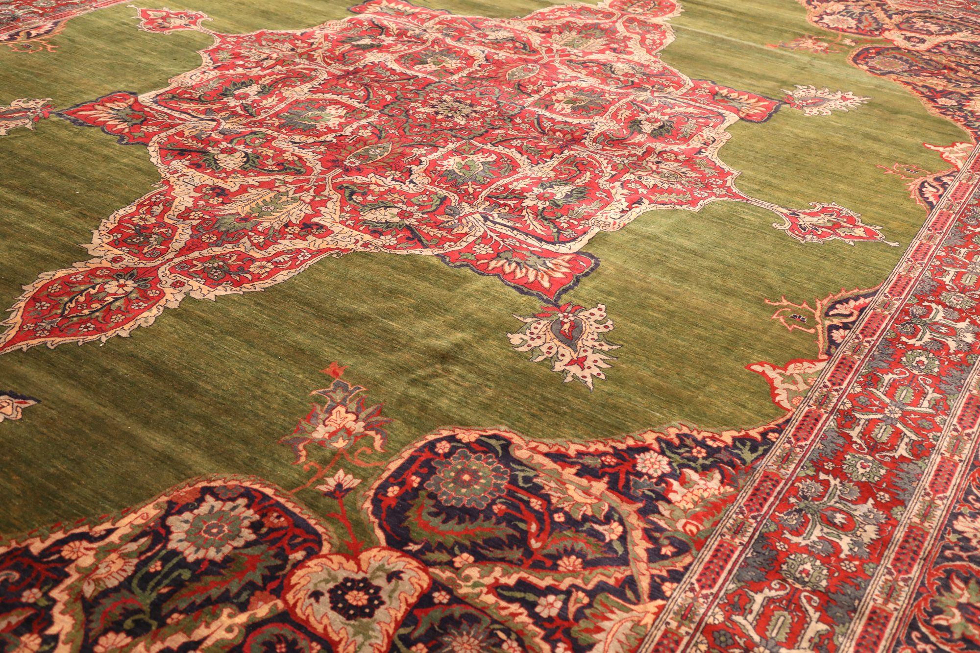Tribale Tappeto Afghanistan Kerman Over Size - Lana Greene & Greene Rosso - 94324 in vendita