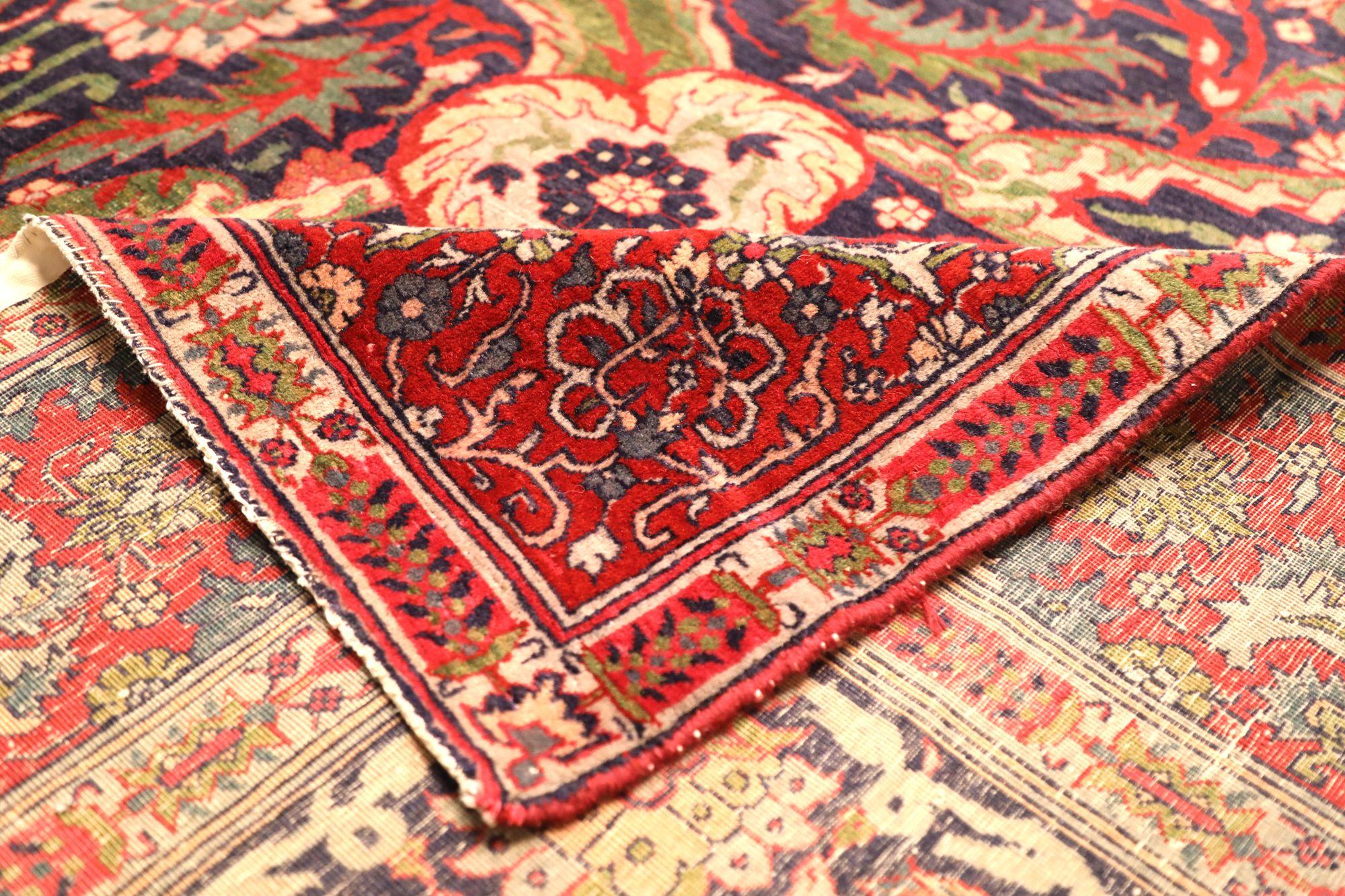 Afghano Tappeto Afghanistan Kerman Over Size - Lana Greene & Greene Rosso - 94324 in vendita