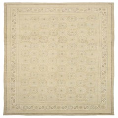 Afghanistan Khotan Teppiche - Wolle Braun Elfenbein Design - 92071