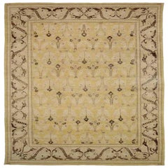 Afghanistan Khotan Teppiche - Wolle Braun Elfenbein Gelb Design - 92072