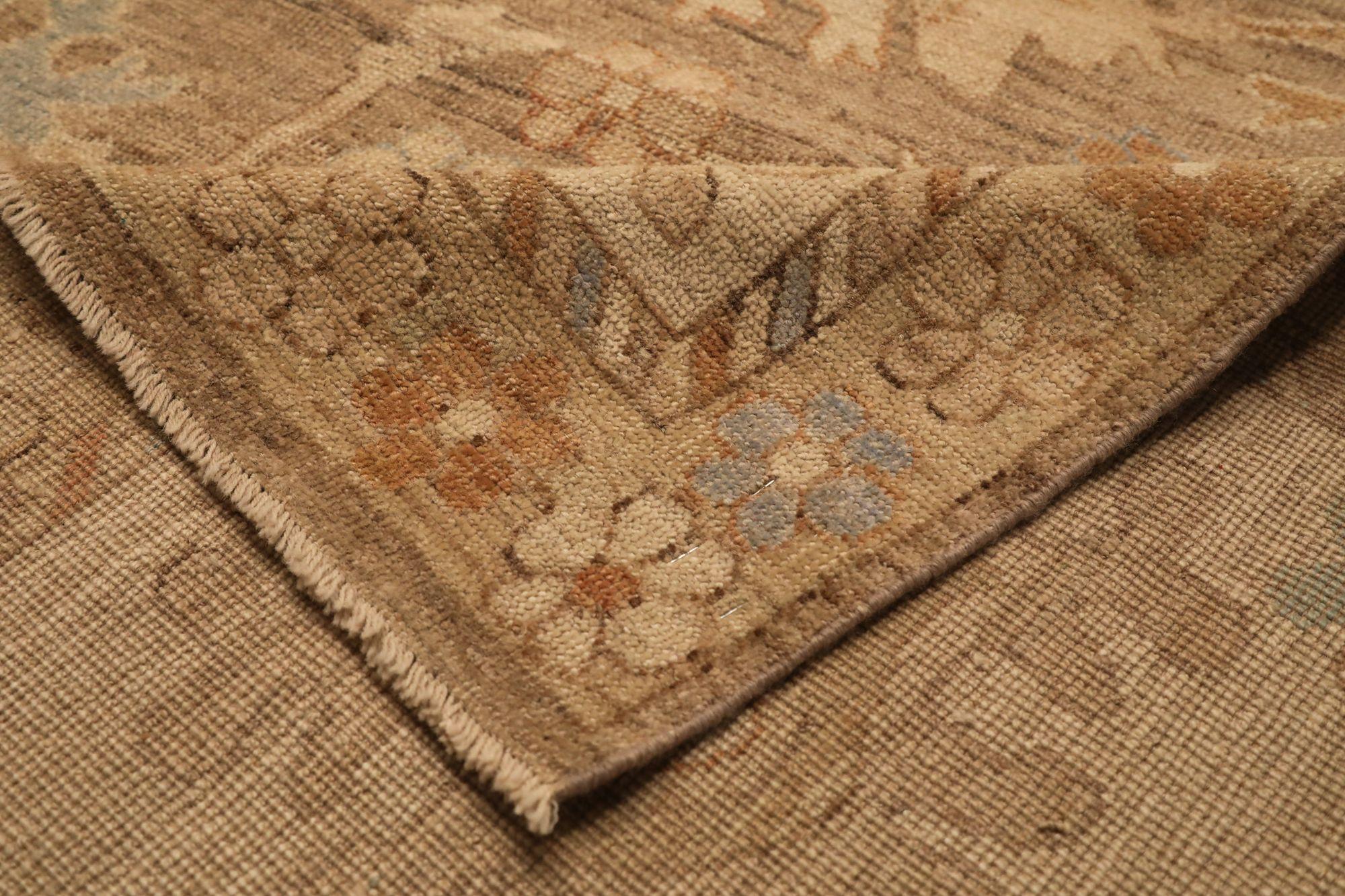 Afghanistan Khotan Over Size Teppich - Wolle Brown Design - 96645 (Afghanisch) im Angebot