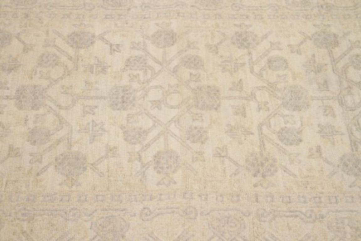 Alfombra de Afganistán Khotan Circa 1990 - Lana Diseño Marfil - 91934 Tribal en venta