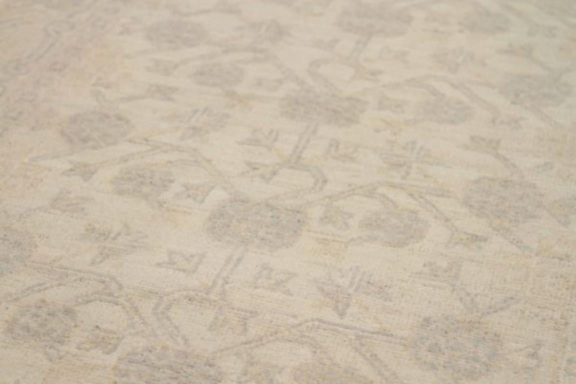 Alfombra de Afganistán Khotan Circa 1990 - Lana Diseño Marfil - 91934 Afgano en venta