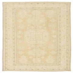 Afghanistan Khotan Small Rug - Wolle Elfenbein Gelb Design - 92052