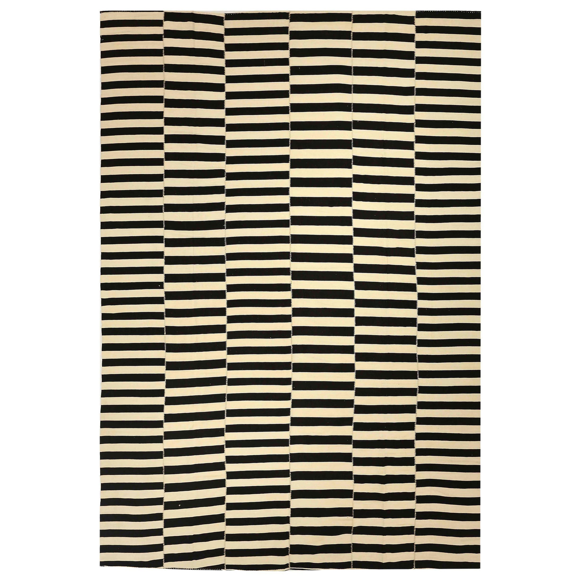 Tappeto Afghanistan & Kilim (rotondo) - Disegno in lana marrone avorio - 88626