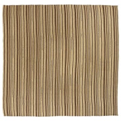 Tappeto Afghanistan & Kilim (rotondo) - Disegno in lana marrone avorio - 88692