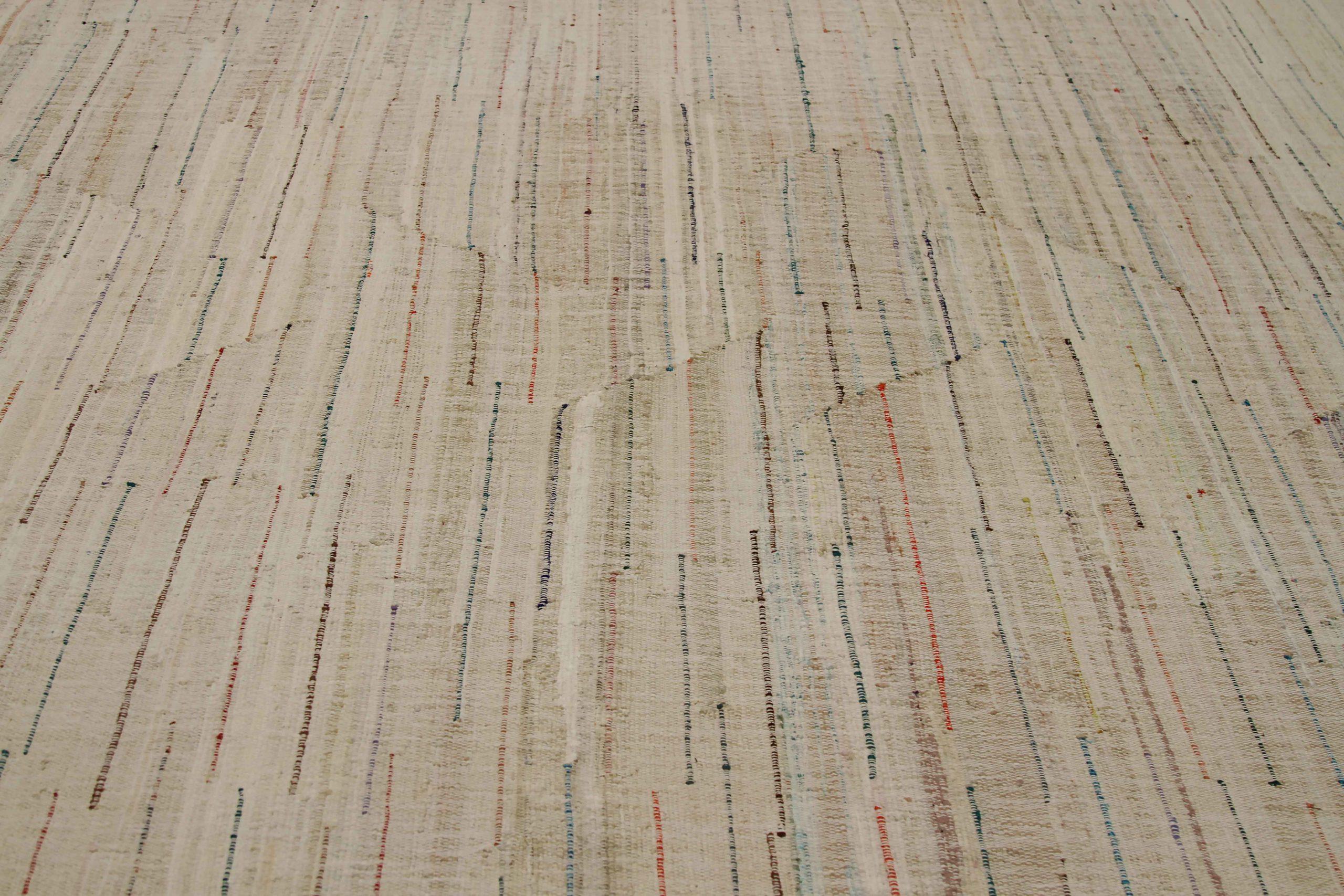 Tapis Kilim d'Afghanistan vers 1990 - Design en laine ivoire - 90017 Excellent état - En vente à Dallas, TX