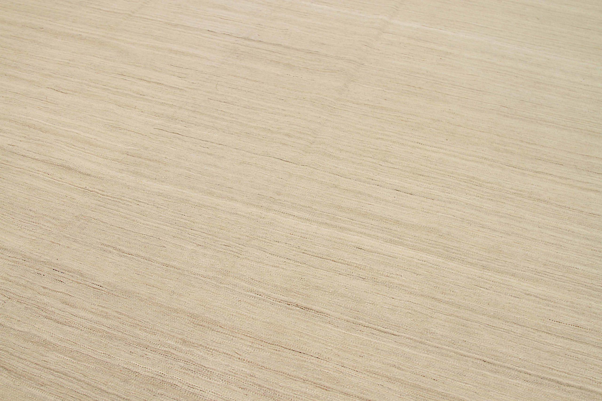 Afghanistan-Kelim-Teppiche Circa 1990 - Wolle Elfenbein Design - 92086 im Zustand „Hervorragend“ im Angebot in Dallas, TX