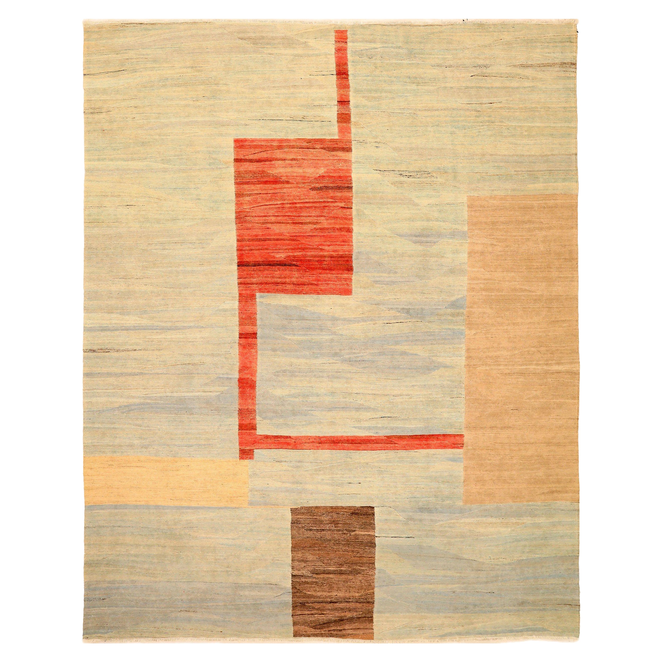 Rug & Kilim Afghanistan - Laine Brown Ivoire Rouge Jaune - 93882