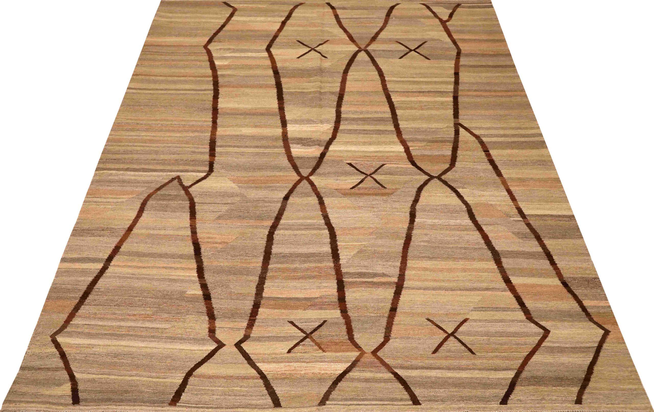 Scopri l'eleganza dei Rug & Kilim dell'Afghanistan con i tappeti CIRCA del 1990. Progettato con Lana e Marrone-Taupe, questo design esclusivo è perfetto per valorizzare il tuo spazio.