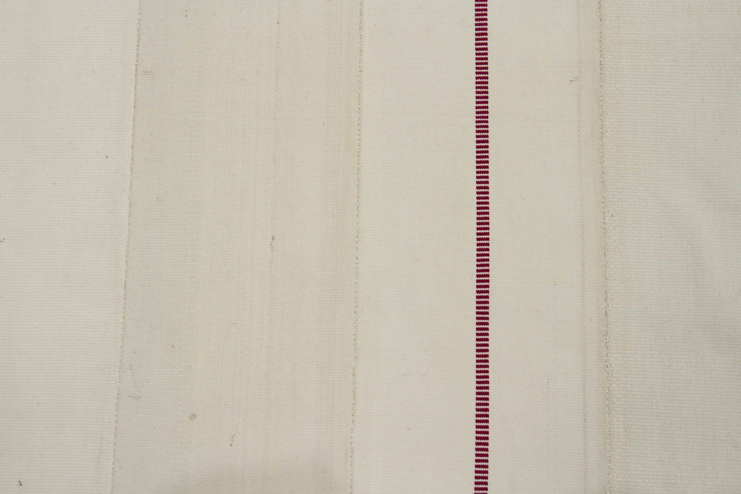 Afghanistan Kilim Area Rugs - Wolle Elfenbein Design - 88426 im Zustand „Hervorragend“ im Angebot in Dallas, TX