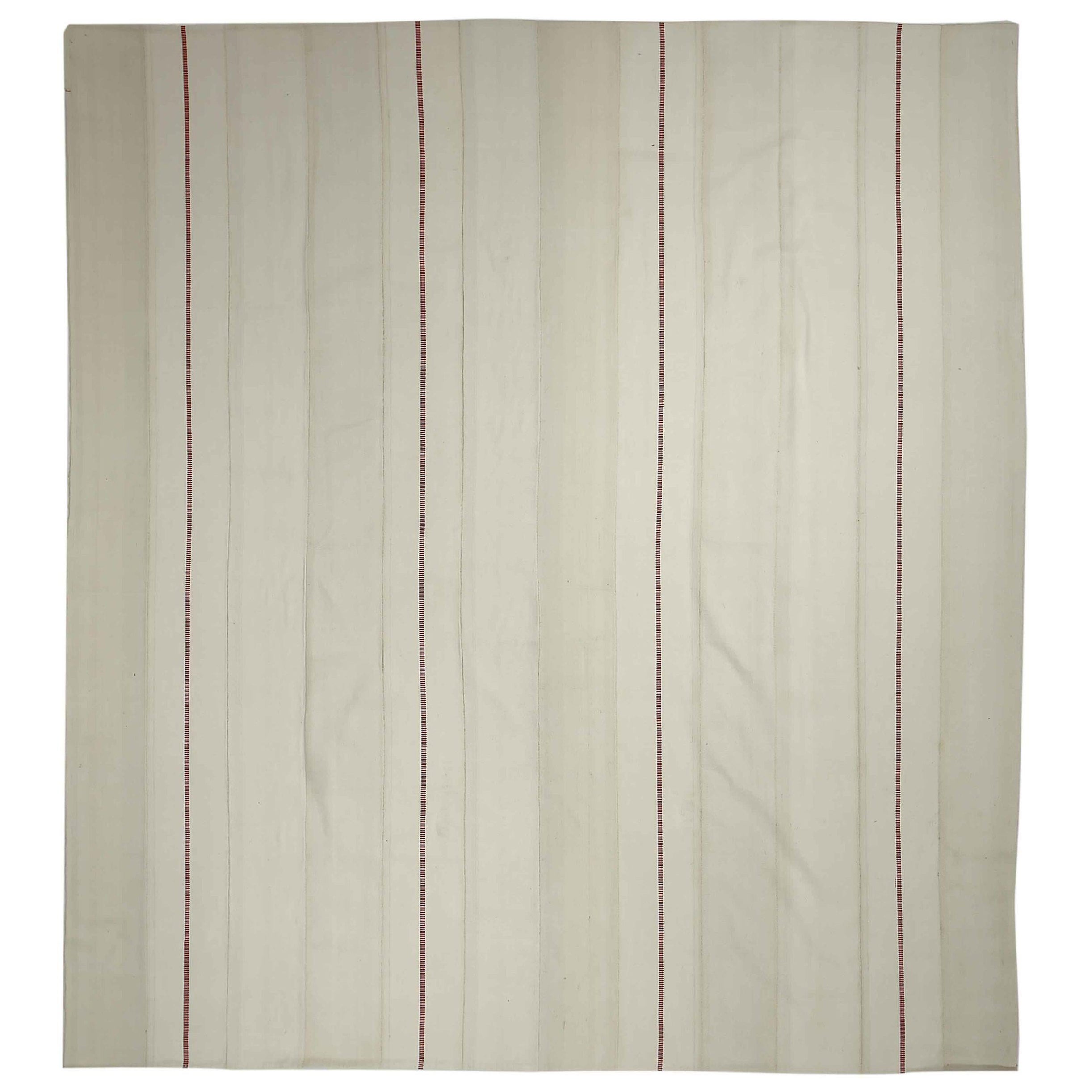 Tapis Kilim d'Afghanistan - Design en laine ivoire - 88426