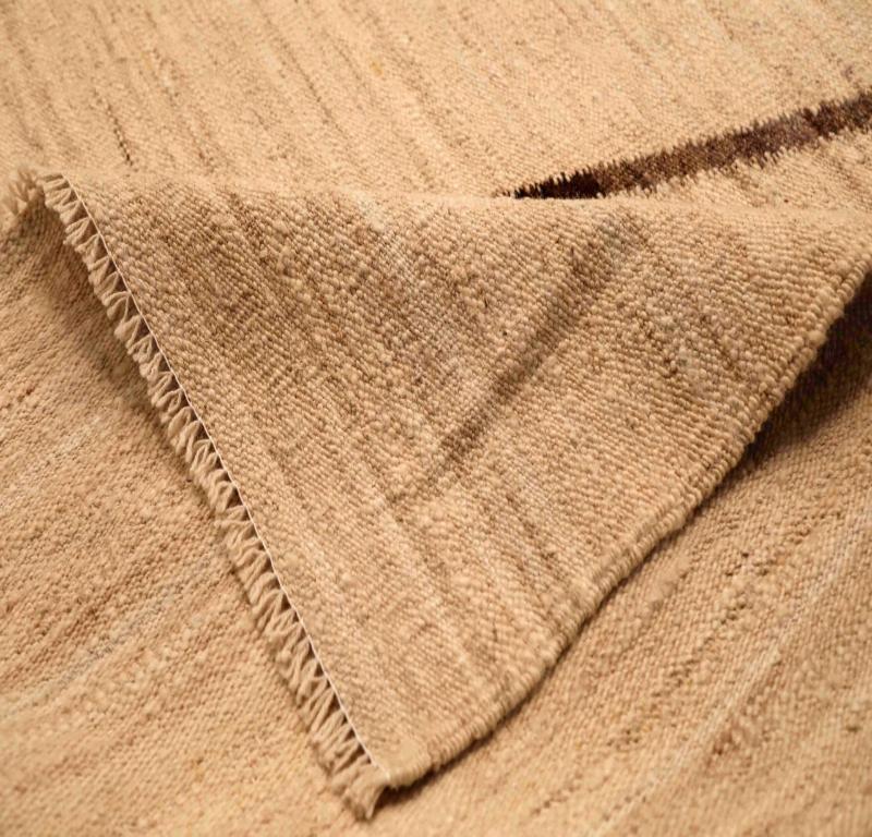 Afghanistan Kilim Over Size Teppich - Wolle Elfenbein Design - 96341 im Zustand „Hervorragend“ im Angebot in Dallas, TX