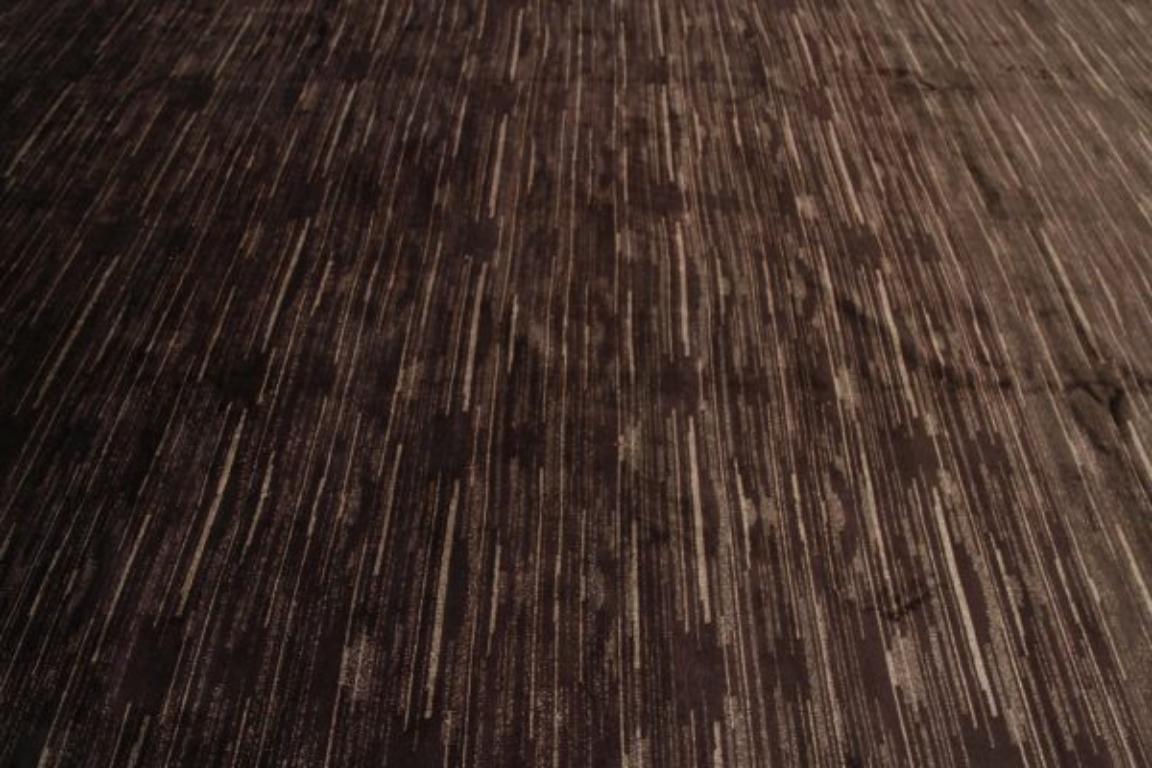 Tribal Tapis The Modernity - Laine Design Brown - 92056 en vente
