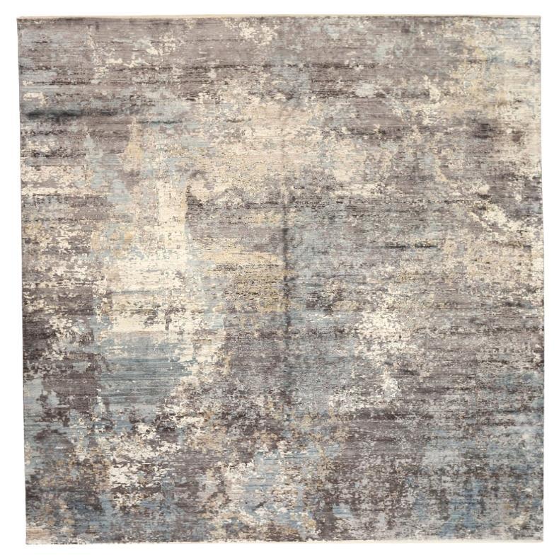 The Modernity Area Rugs - Wool Brown Gray Ivory Yellow - 92648