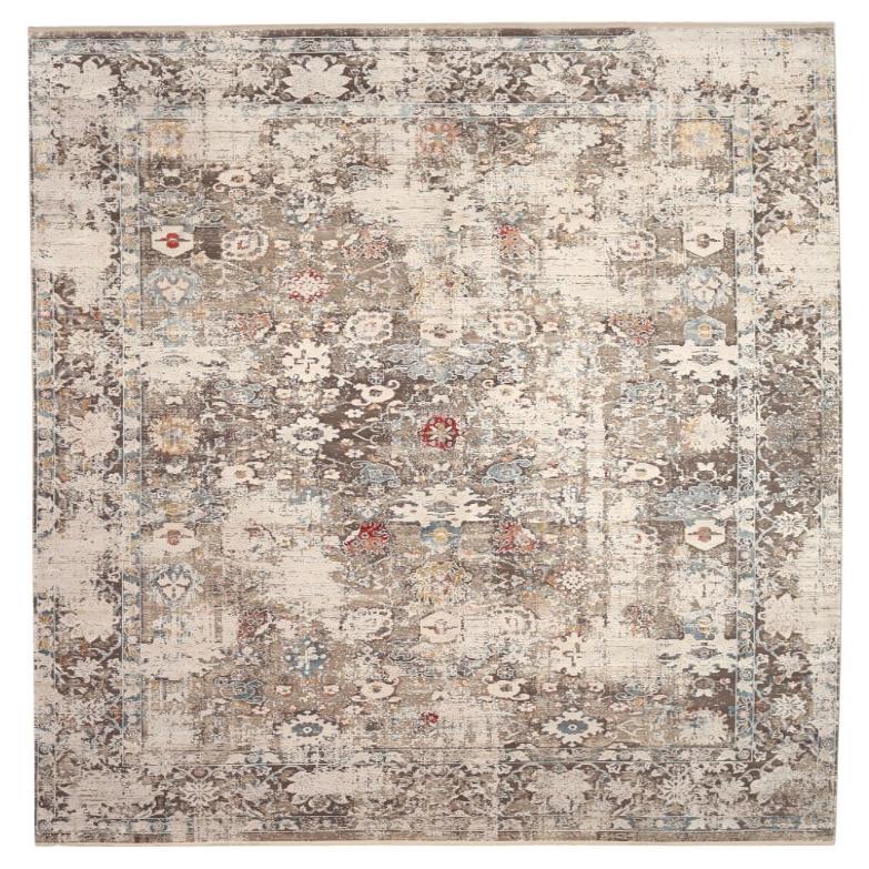 Afghanistan Modern Area Rugs - Wolle Braun Elfenbein Rot Design - 92649