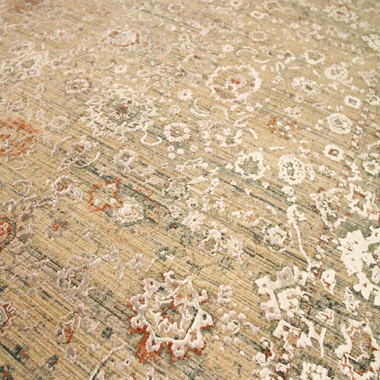 Afghanistan Moderne Afghanistan-Teppiche - Wolle Elfenbein Taupe Design - 92666 (Afghanisch) im Angebot