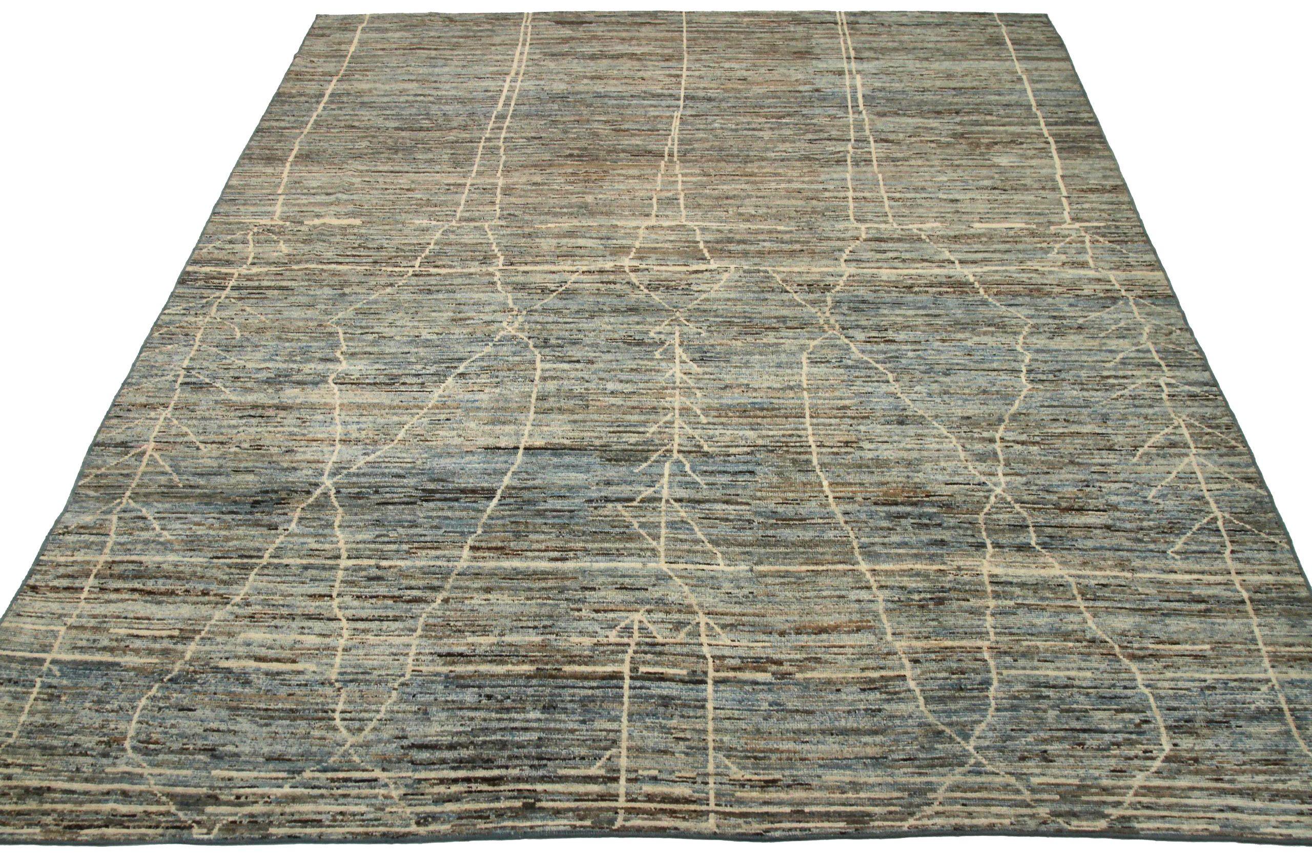 Discover the elegance of Afghanistan Moroccan featuring Area Rugs in Circa 1990. Designed with Wool and BlueBrownIvory, this exclusive design is perfect for enhancing your space.